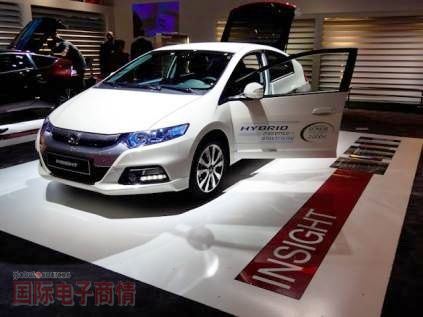 2012年度巴黎車展:日本車廠本田(Honda)的混合動力小車Insight搭載Motor Assist系統(tǒng)